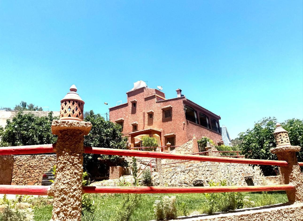 Gite Marbie Maison Rurale, Une Experience Naturelle Unique, Au Coeur Du Moyen Atlas, Maroc Kasba Tibouda Exteriör bild