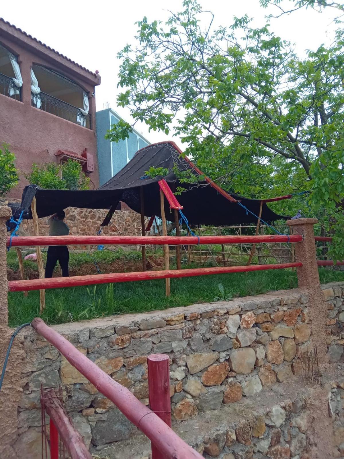 Gite Marbie Maison Rurale, Une Experience Naturelle Unique, Au Coeur Du Moyen Atlas, Maroc Kasba Tibouda Exteriör bild